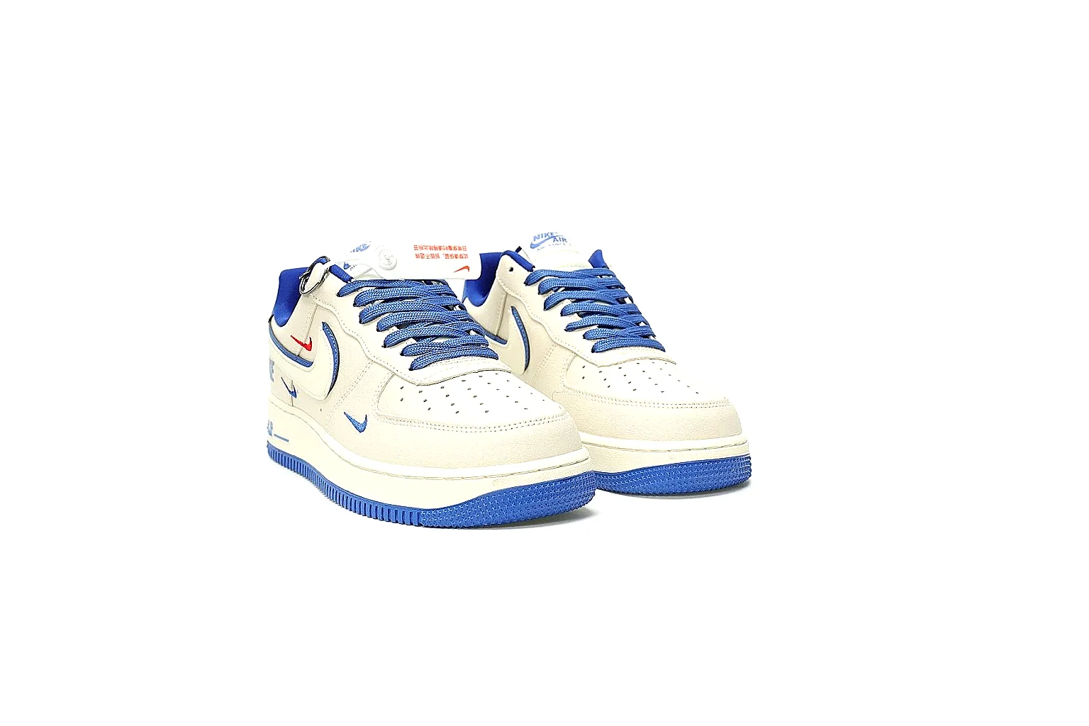 Kako QC Lab inspection photos for Nike White Blue Low Court Sneaker thumbnail 3