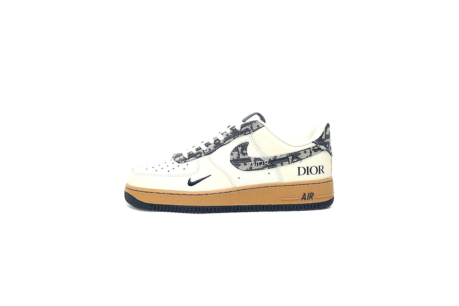 Kako QC Lab inspection photos for Nike White Brown Gum Low Court