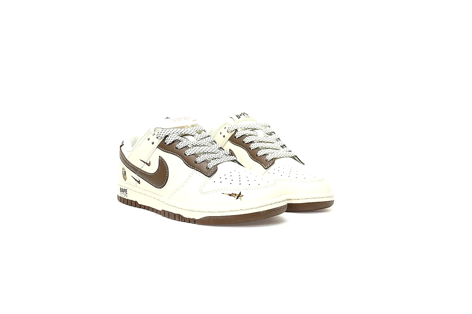 Kako QC Lab inspection photos for Nike White Brown Low Court thumbnail 3