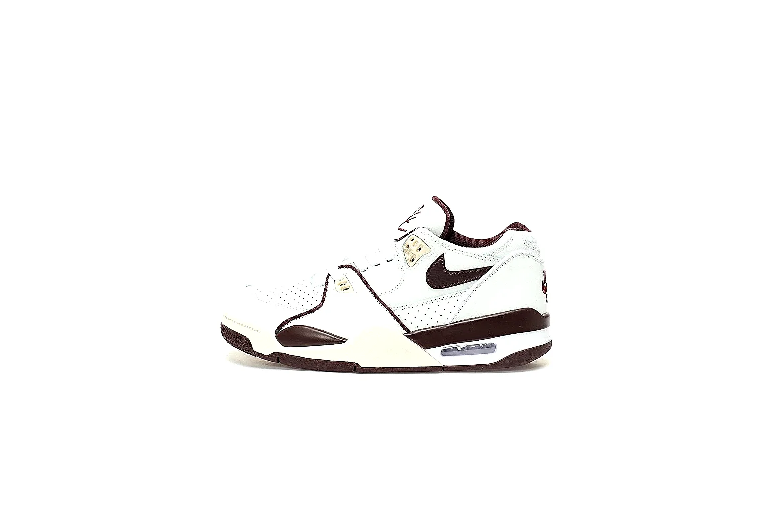 Kako QC Lab inspection photos for Nike White Brown Retro Runner