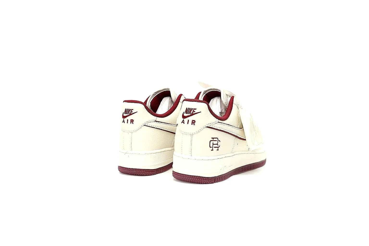 Kako QC Lab inspection photos for Nike White Burgundy Low Court thumbnail 4