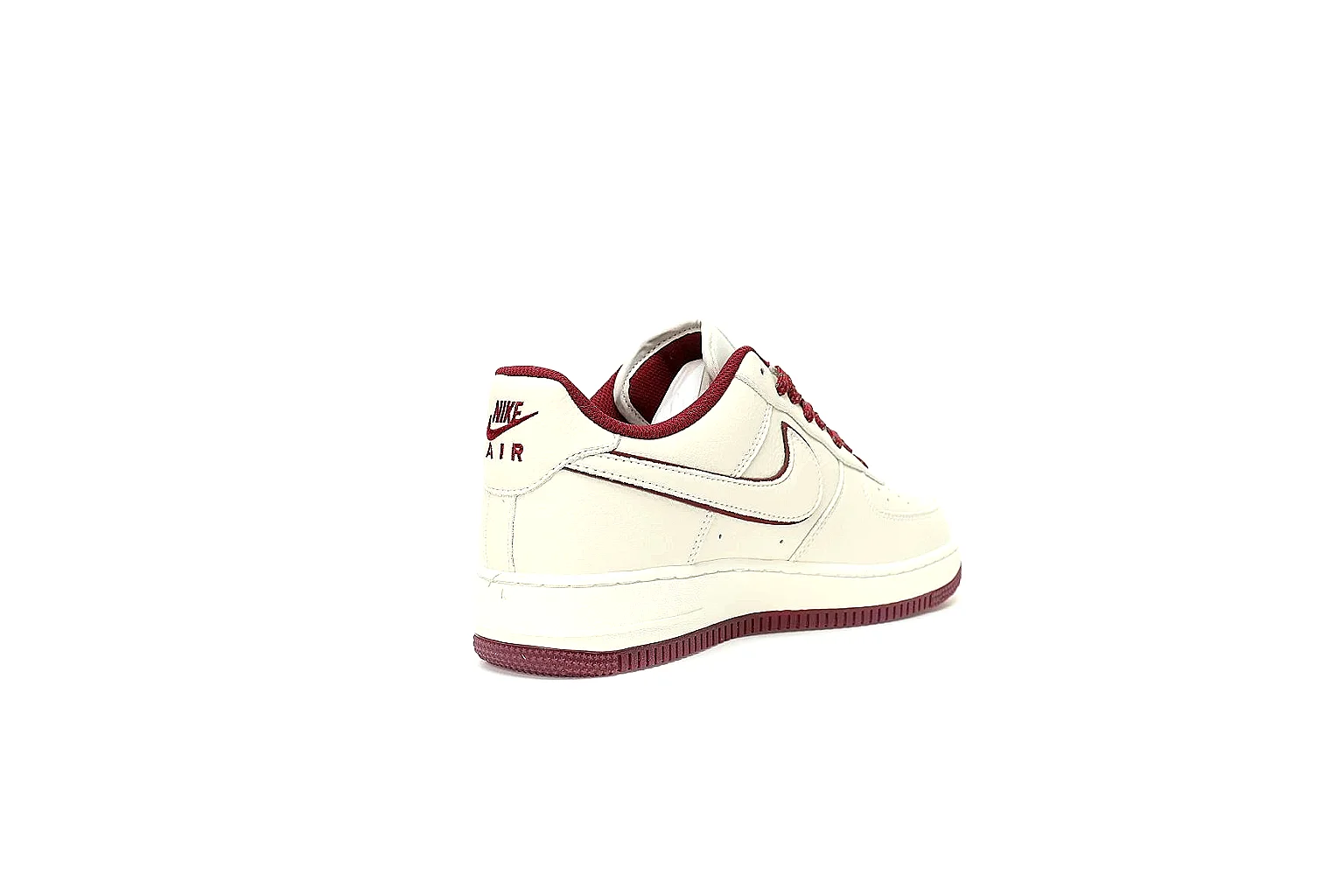 Kako QC Lab inspection photos for Nike White Burgundy Low Court thumbnail 5