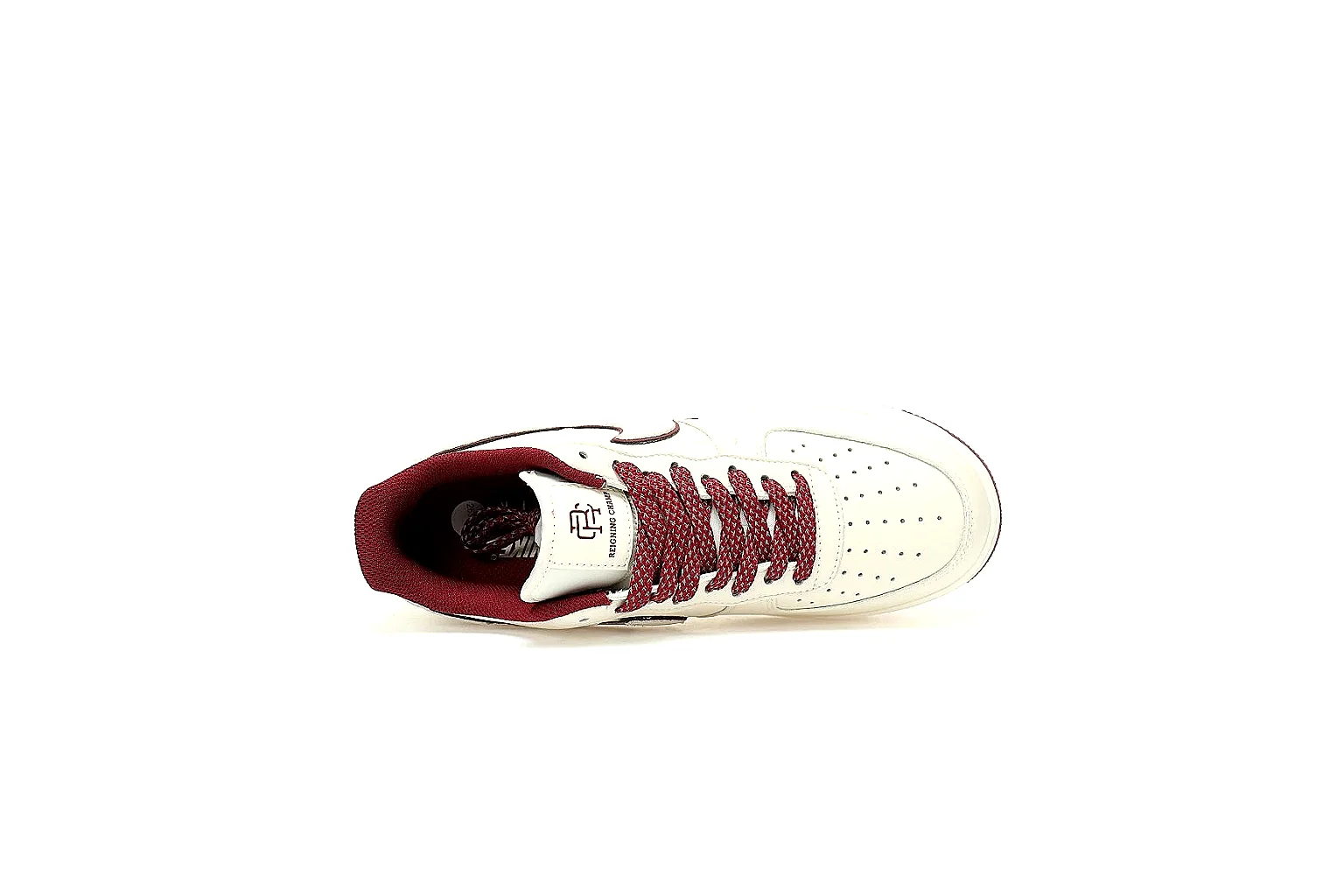 Kako QC Lab inspection photos for Nike White Burgundy Low Court thumbnail 6