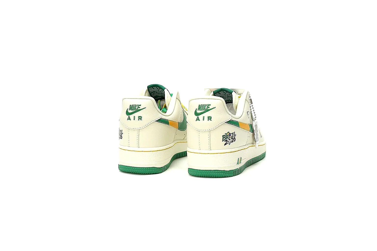 Kako QC Lab inspection photos for Nike White Green Yellow Low Court Sneaker thumbnail 4