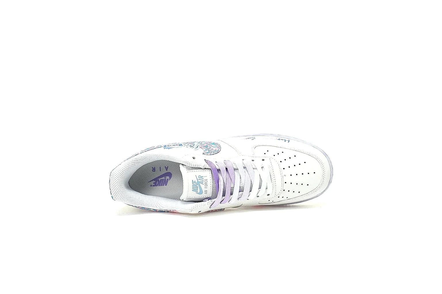 Kako QC Lab inspection photos for Nike White Lavender Low Court Sneaker thumbnail 2