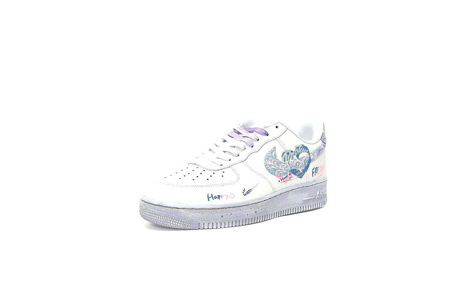 Kako QC Lab inspection photos for Nike White Lavender Low Court Sneaker thumbnail 5