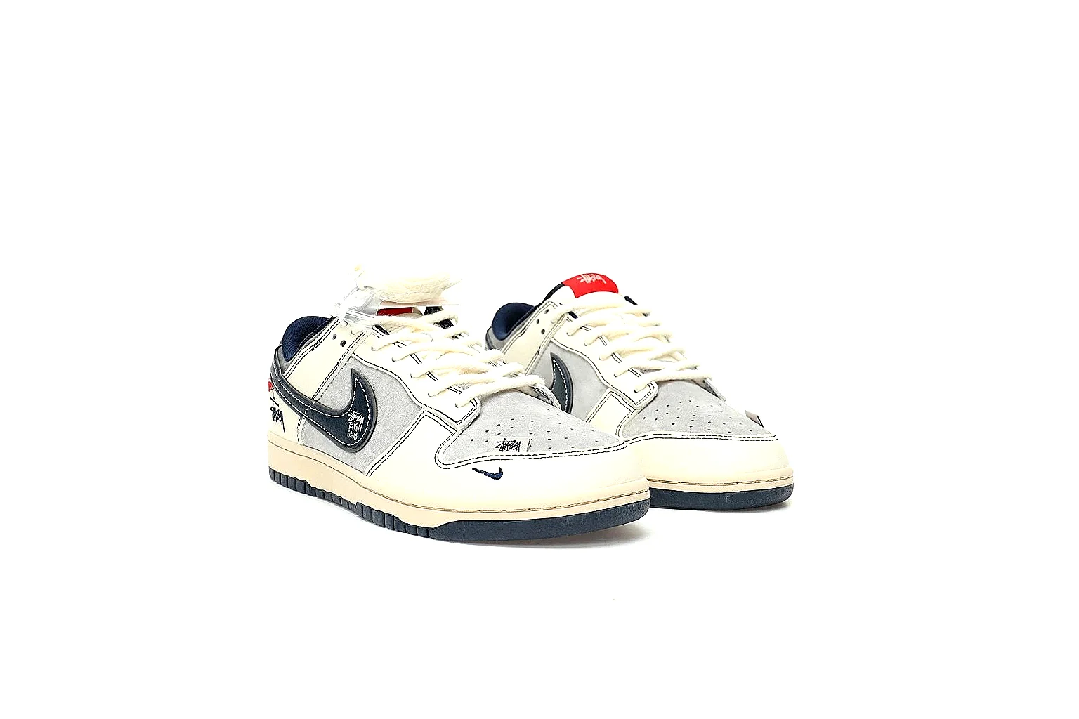 Kako QC Lab inspection photos for Nike White Navy Red Low Court thumbnail 4