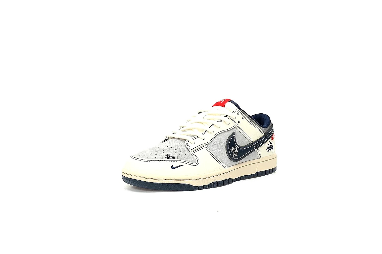 Kako QC Lab inspection photos for Nike White Navy Red Low Court thumbnail 5