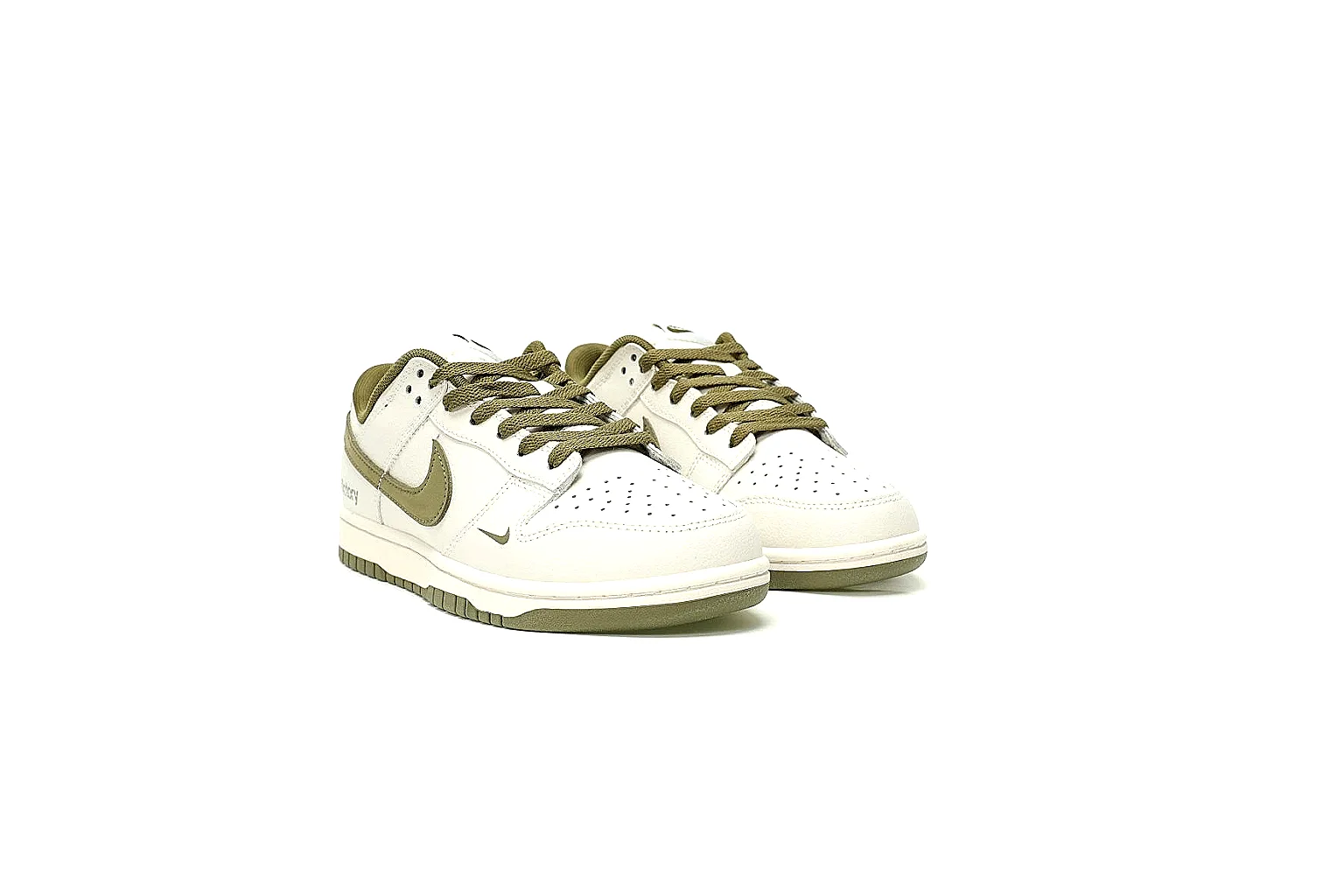 Kako QC Lab inspection photos for Nike White Olive Low Court Sneaker thumbnail 3