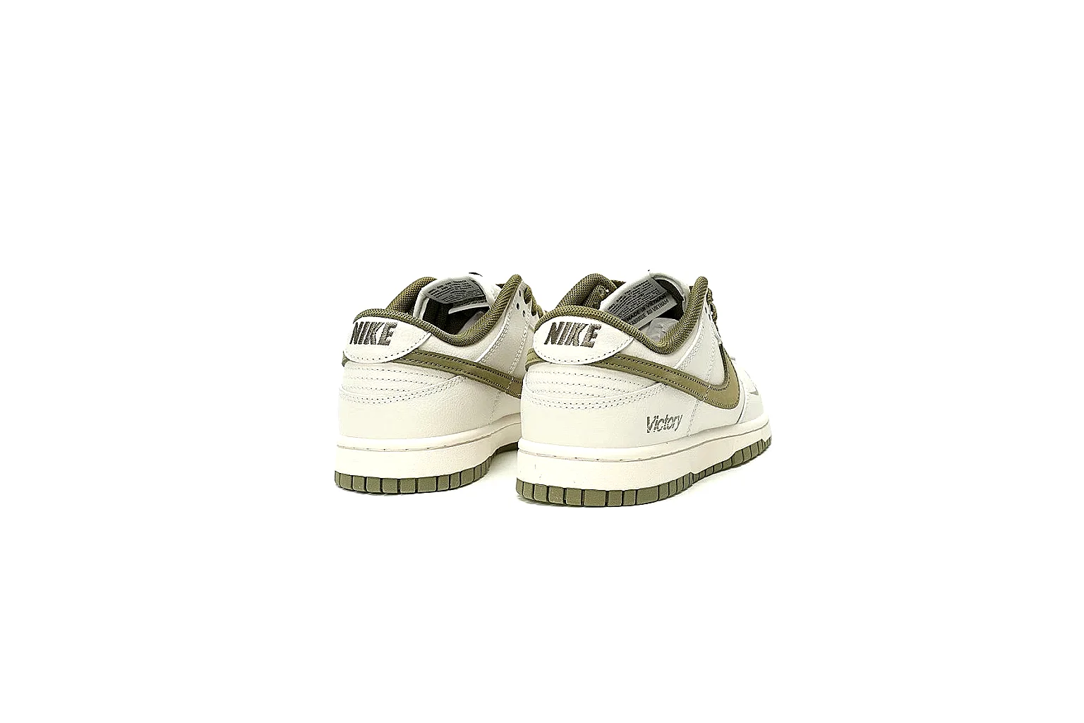 Kako QC Lab inspection photos for Nike White Olive Low Court Sneaker thumbnail 4