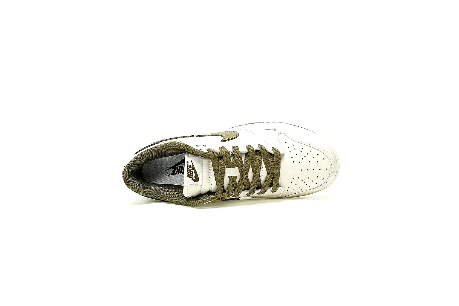 Kako QC Lab inspection photos for Nike White Olive Low Court Sneaker thumbnail 6