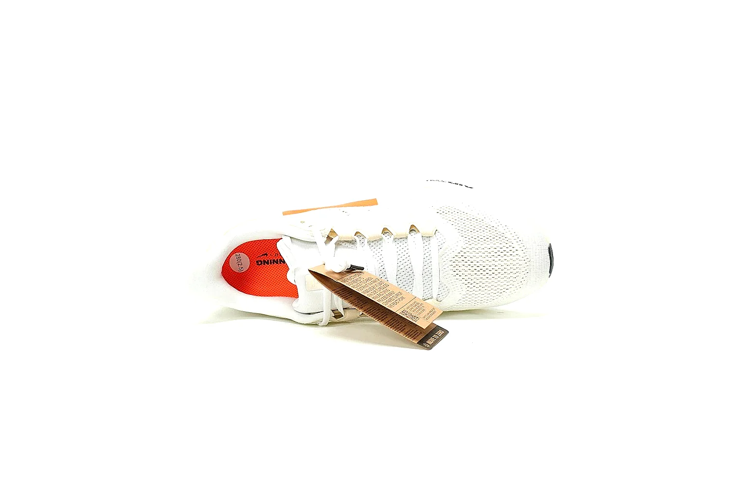 Kako QC Lab inspection photos for Nike White Orange Runner Sneaker thumbnail 6