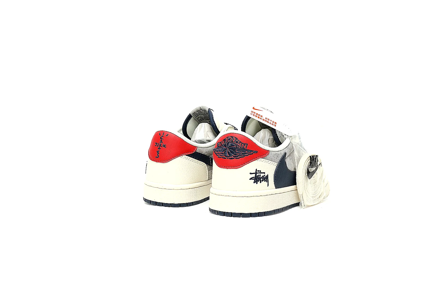 Kako QC Lab inspection photos for Nike White Red Black Low Court thumbnail 4