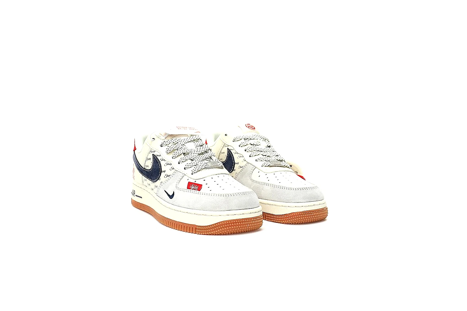 Kako QC Lab inspection photos for Nike White Red Gum Low Court thumbnail 4