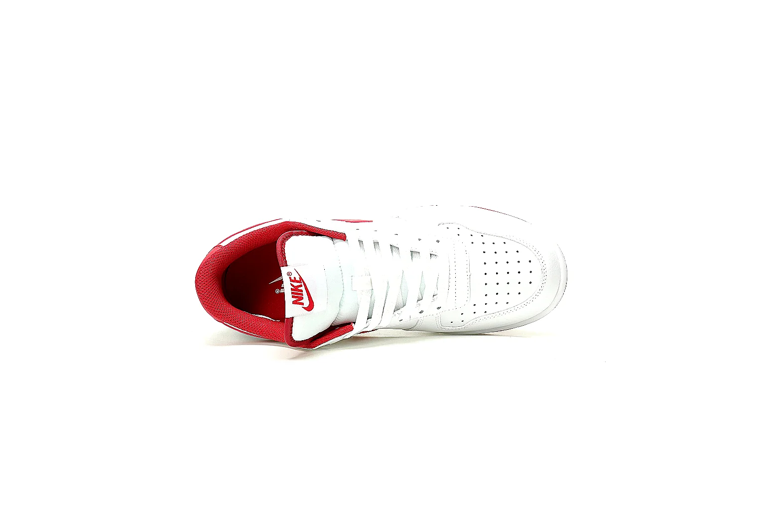 Kako QC Lab inspection photos for Nike White Red High-Top Court Sneaker thumbnail 6