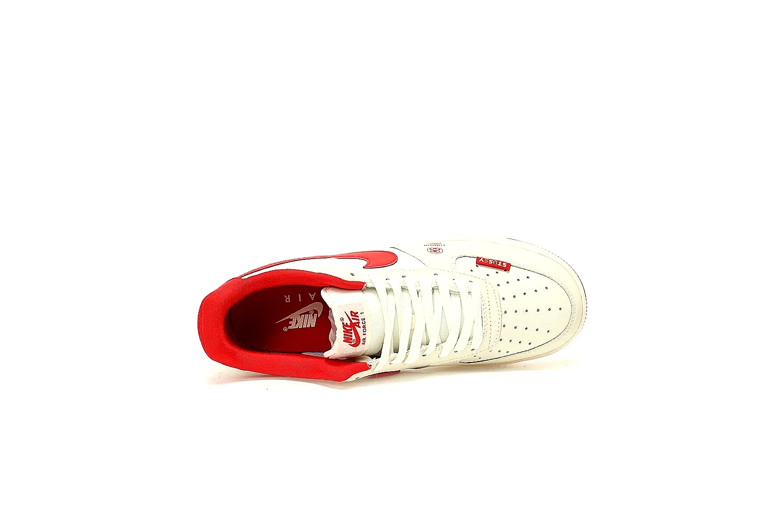 Kako QC Lab inspection photos for Nike White Red Low Court Sneaker thumbnail 2