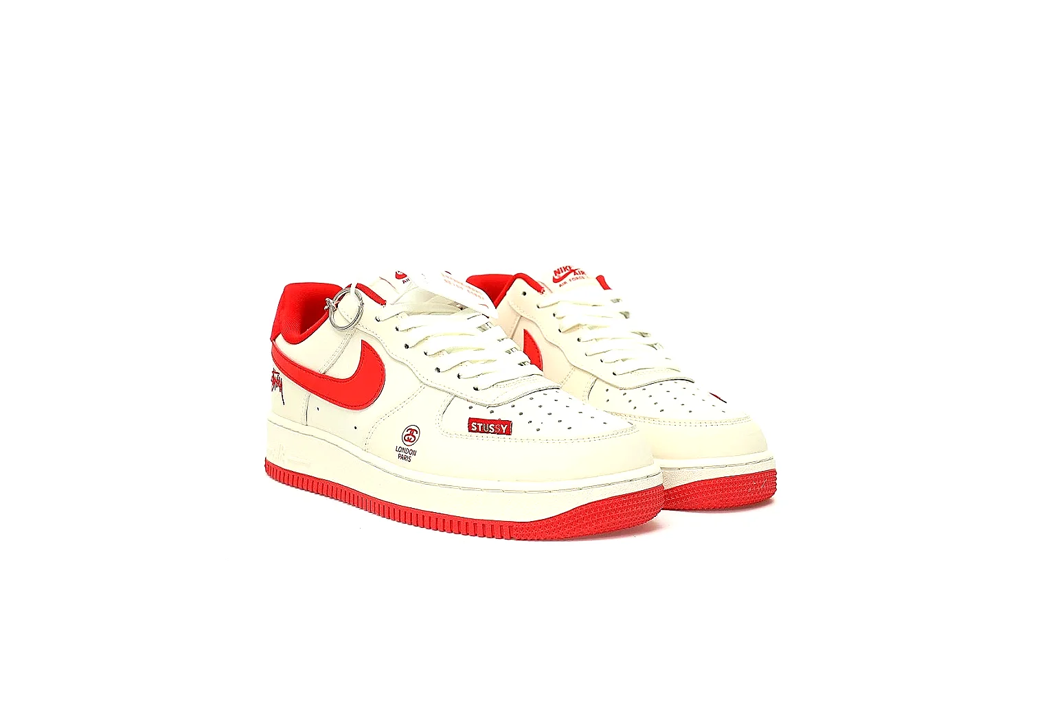 Kako QC Lab inspection photos for Nike White Red Low Court Sneaker thumbnail 4