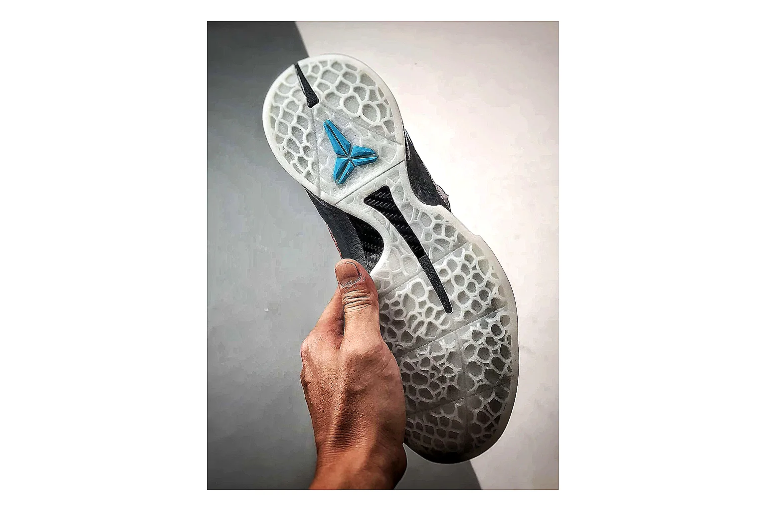 Nike Woven Runner Gray Teal QC reference photo showing gray woven-mesh runner upper, teal accent details, modern runner shape, and cushioned sole thumbnail 4