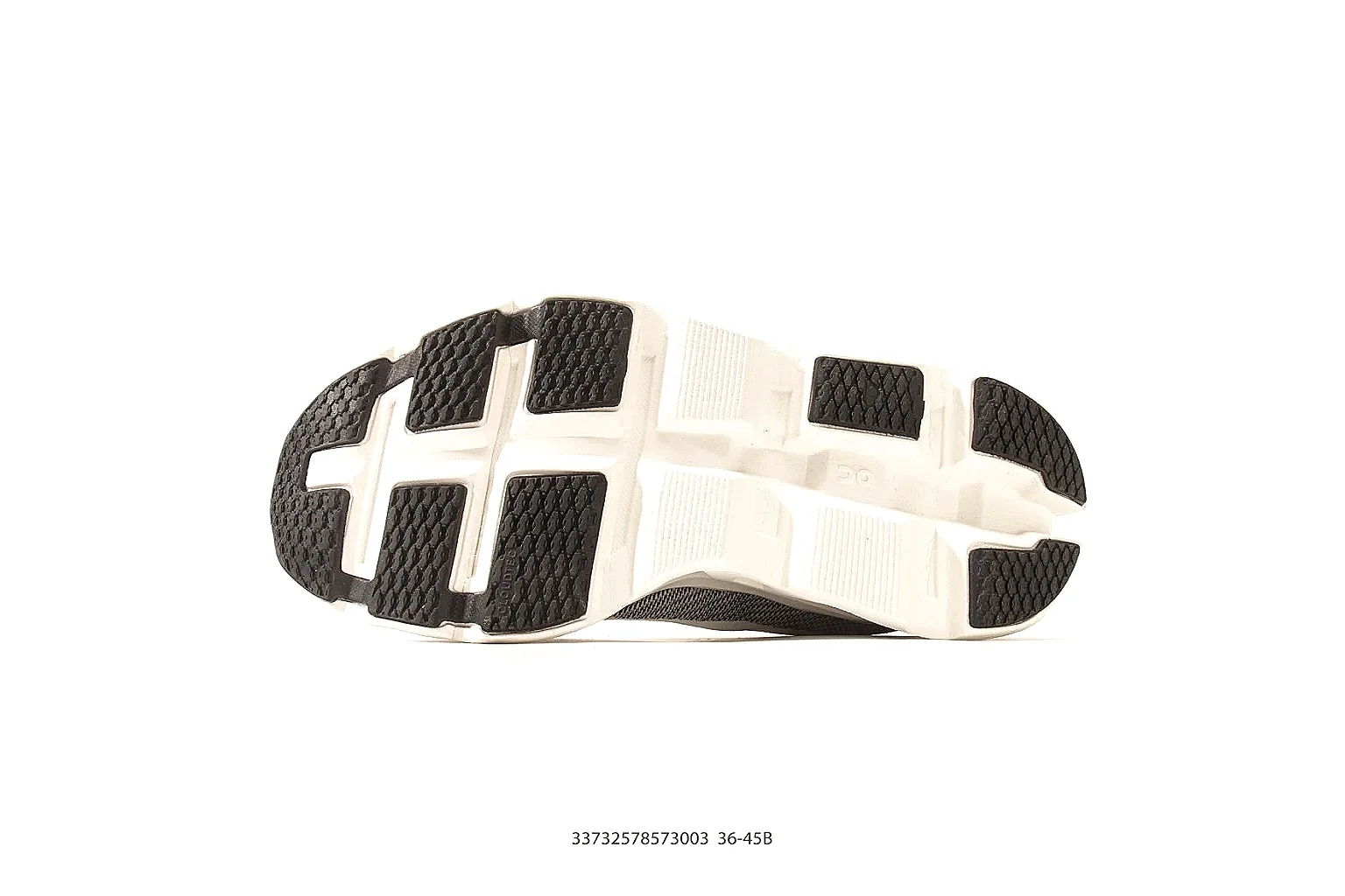 Kako QC Lab inspection photos for On White Black Cloud Runner