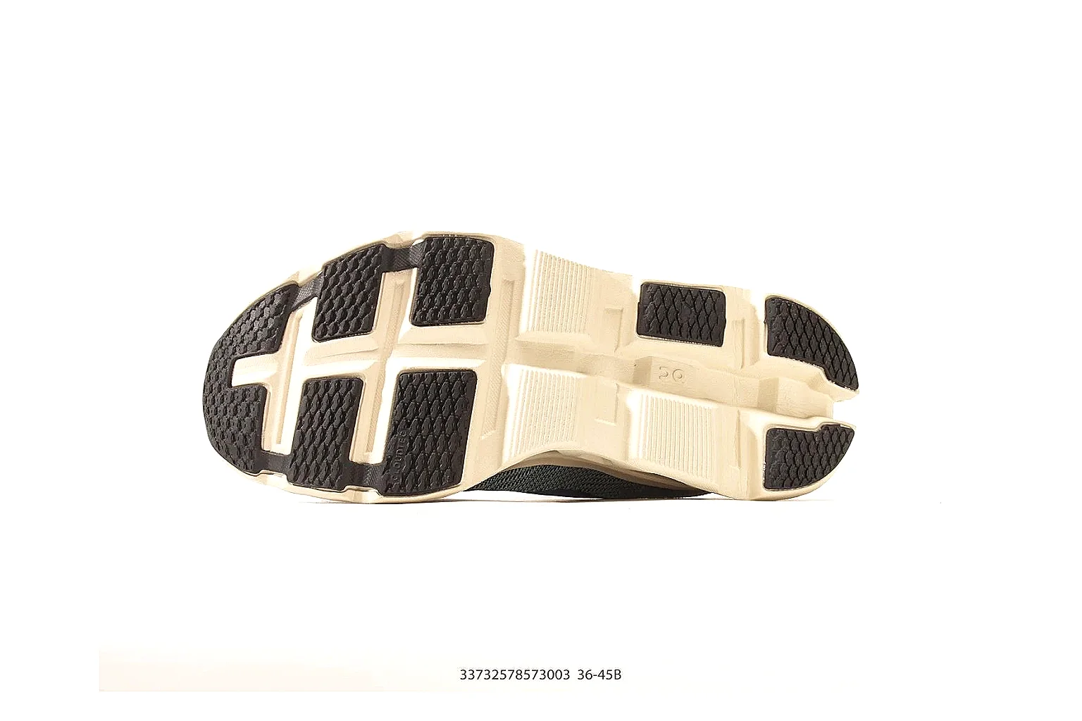 Kako QC Lab inspection photos for On Blue White Cloud Runner