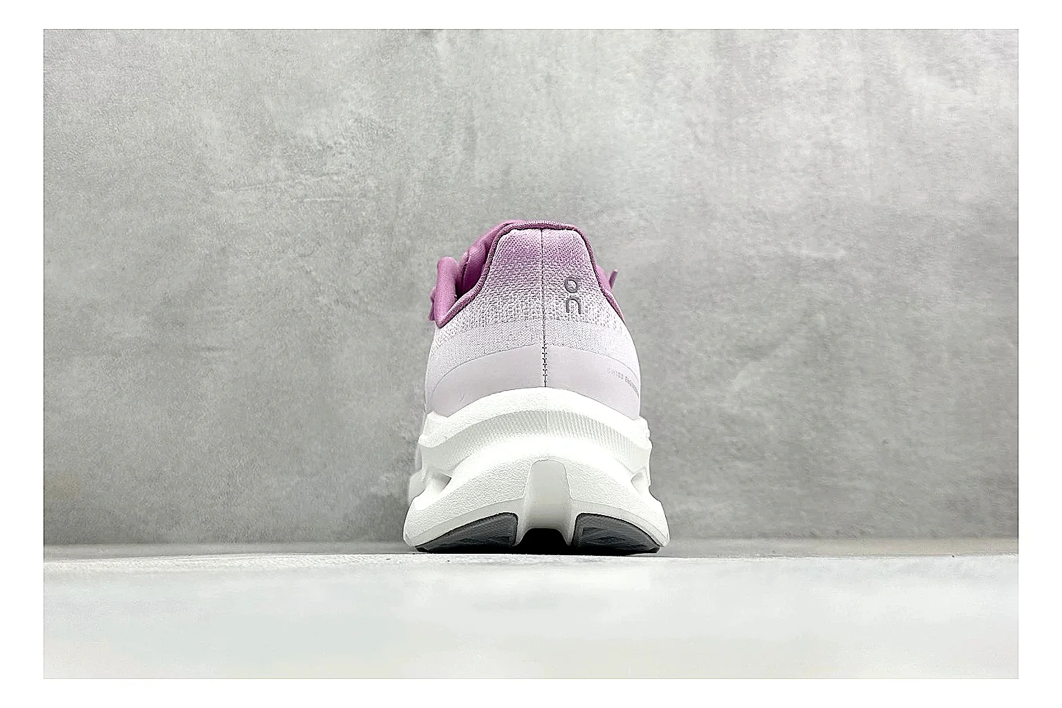 On Cloudtilt Pink QC reference photo showing pink knit-style upper, smooth CloudTec sole, tonal laces, and rounded lifestyle runner shape