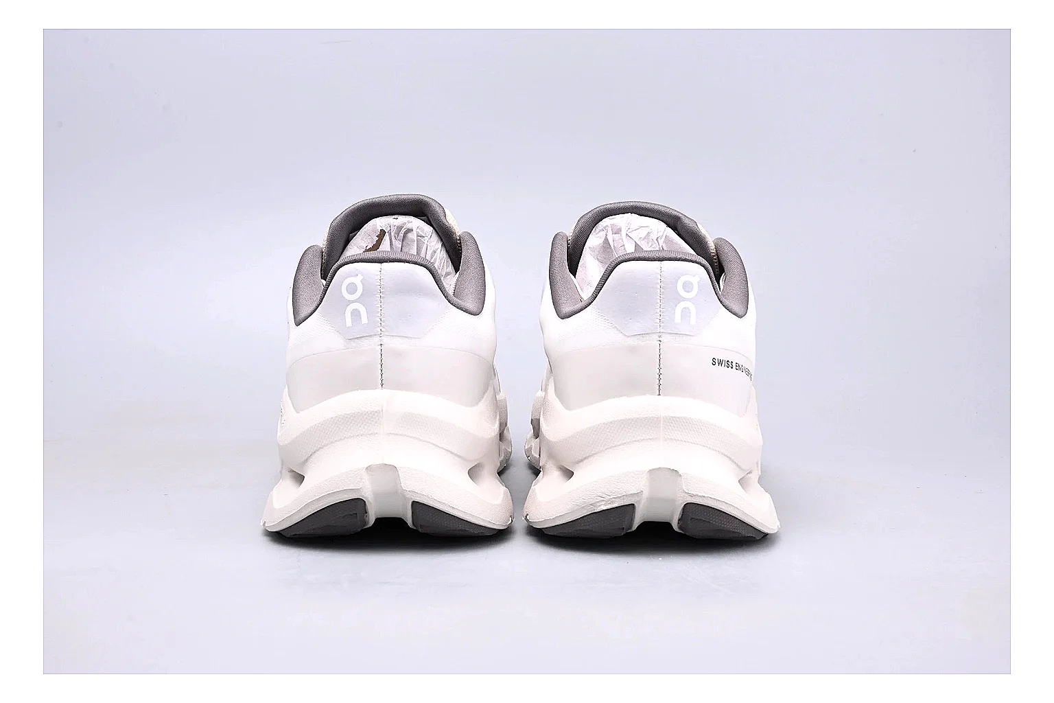 On Cloudtilt White Grey Sneaker QC photo showing white grey cloudtilt lifestyle trainer with mixed upper and trainer shape