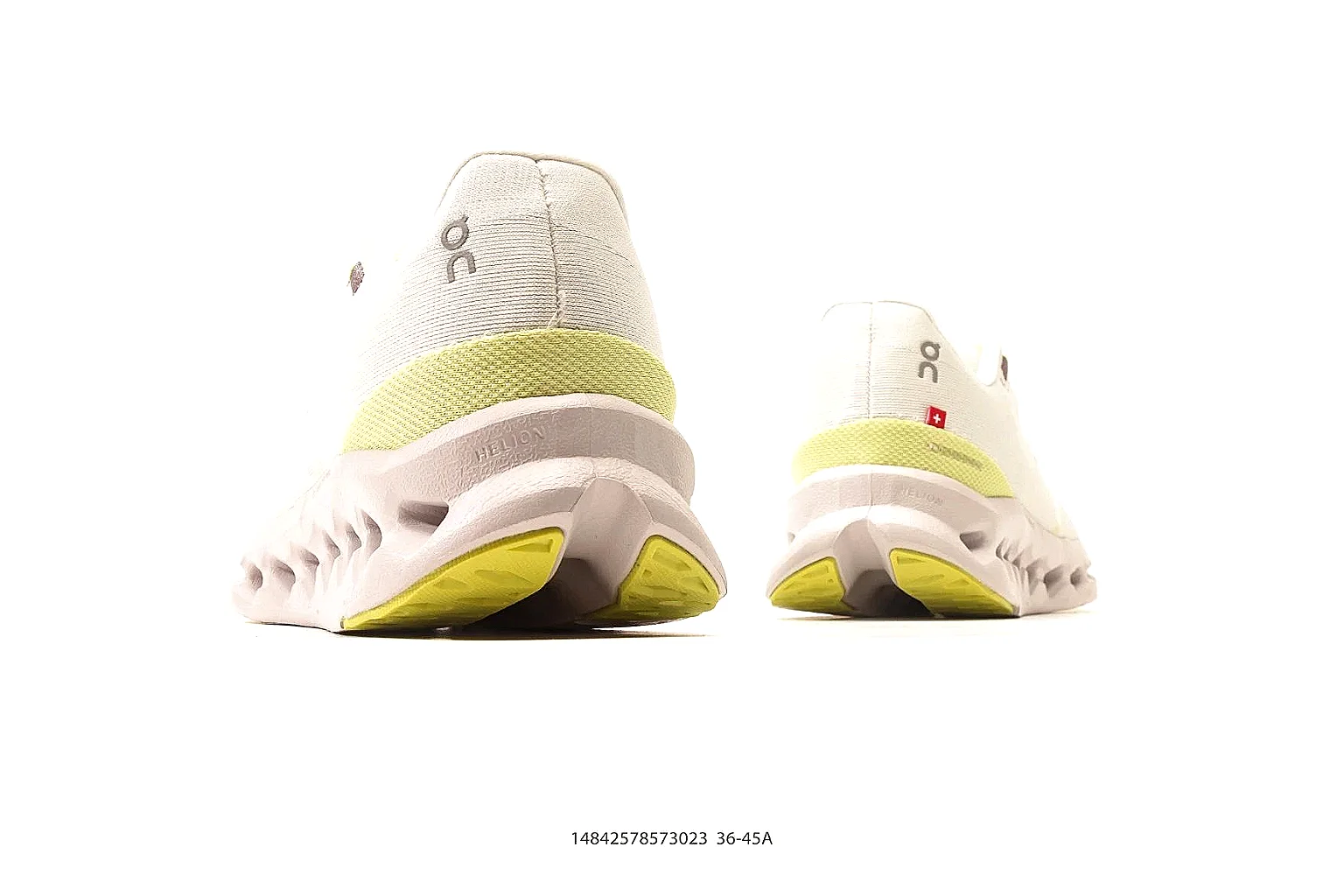 Kako QC Lab inspection photos for On Cream Yellow Cloud Runner thumbnail 4