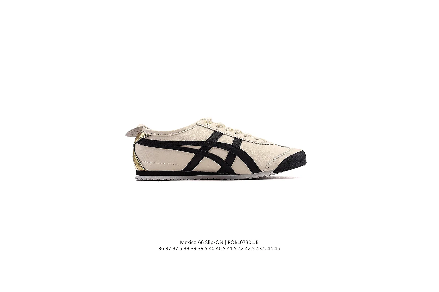 kakoqclab.com Onitsuka Tiger Cream Black Mexico 66 1200 Cream Black low-top product image thumbnail 6