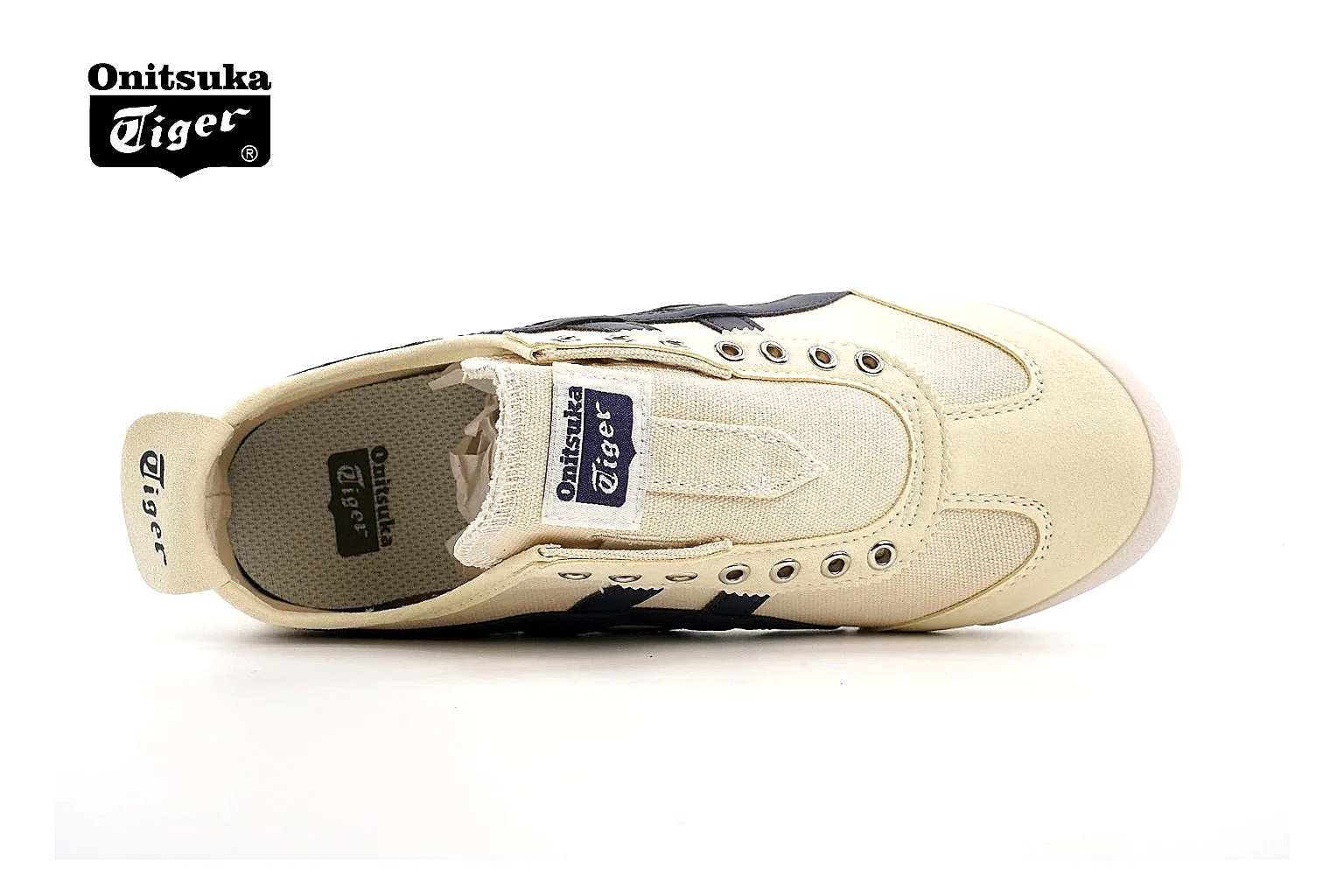 kakoqclab.com Onitsuka Tiger Cream Navy Mexico 66 7897 Cream Navy low-top product image thumbnail 6