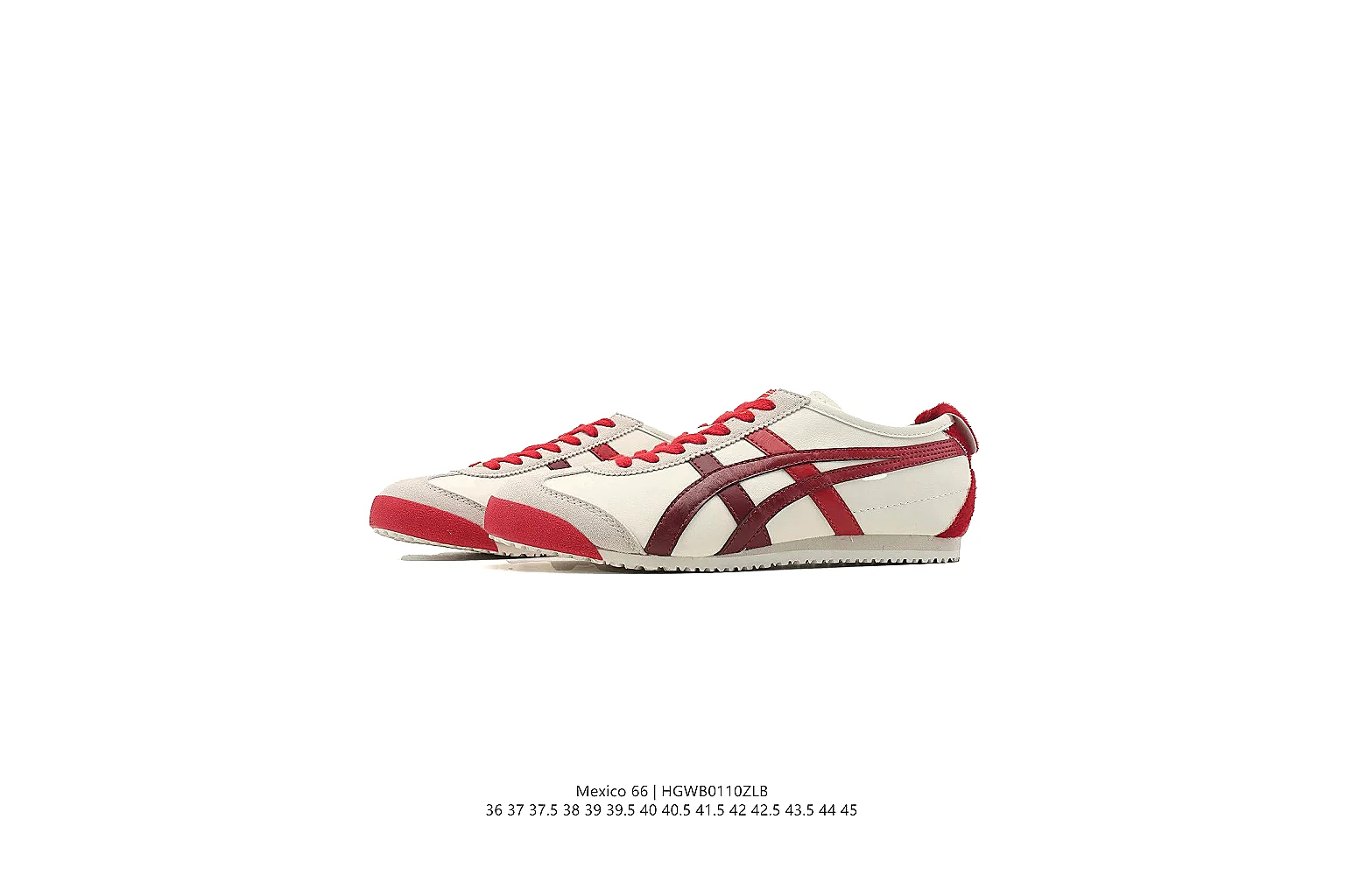 kakoqclab.com Onitsuka Tiger White Red Mexico 66 0952 White Red low-top product image thumbnail 5