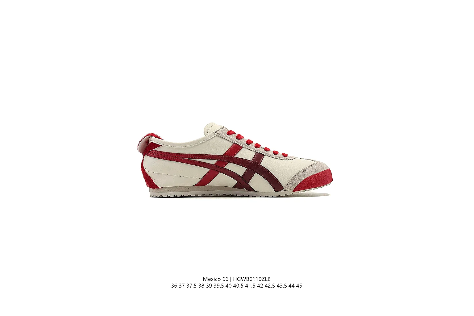 kakoqclab.com Onitsuka Tiger White Red Mexico 66 0952 White Red low-top product image thumbnail 6