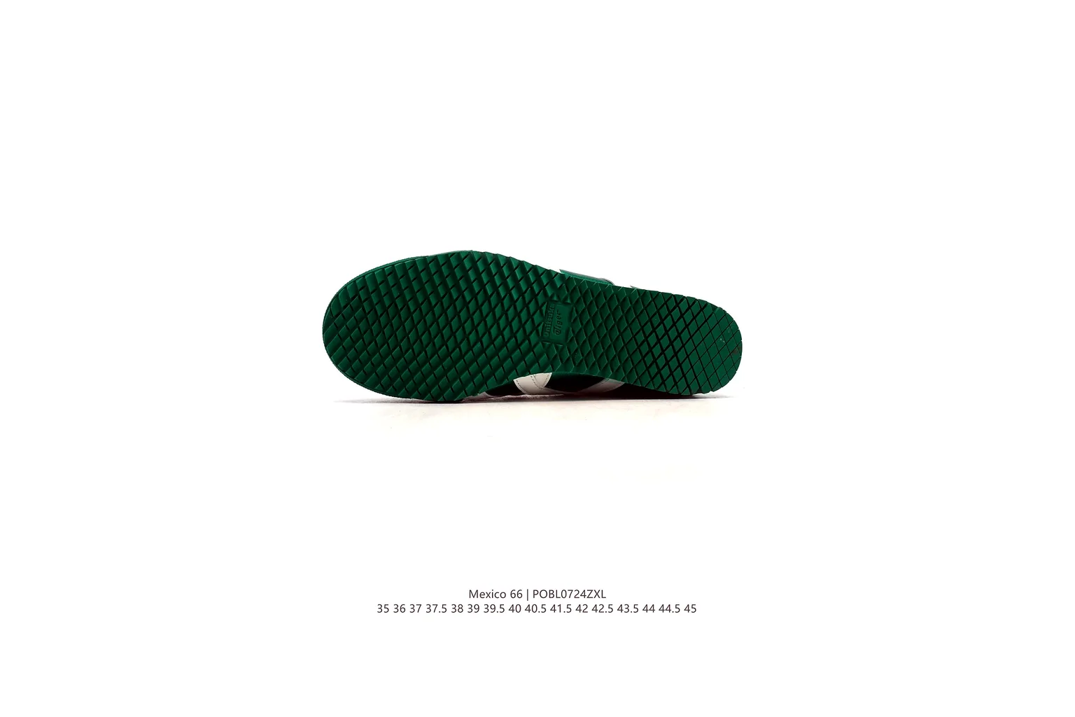 Onitsuka Tiger Mexico 66 Green White slim retro low top six photo view thumbnail 3