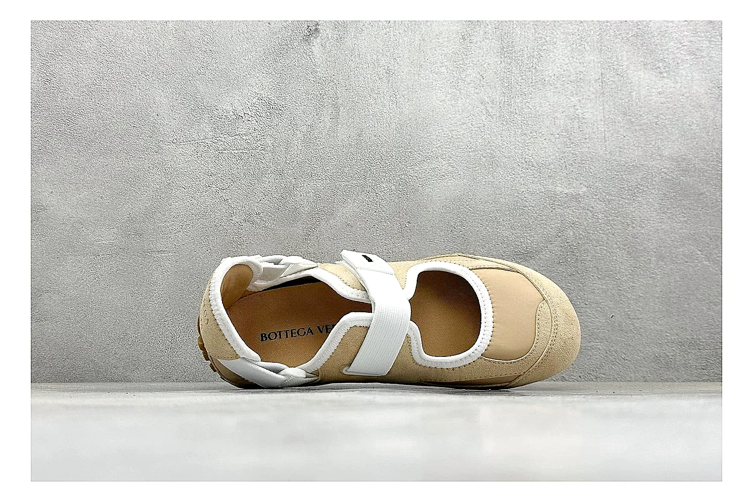 Onitsuka Tiger Mexico 66 Beige Mary Jane QC reference photo showing beige low sneaker body, slim Mary Jane strap, Onitsuka side stripes, and flat retro sole thumbnail 6