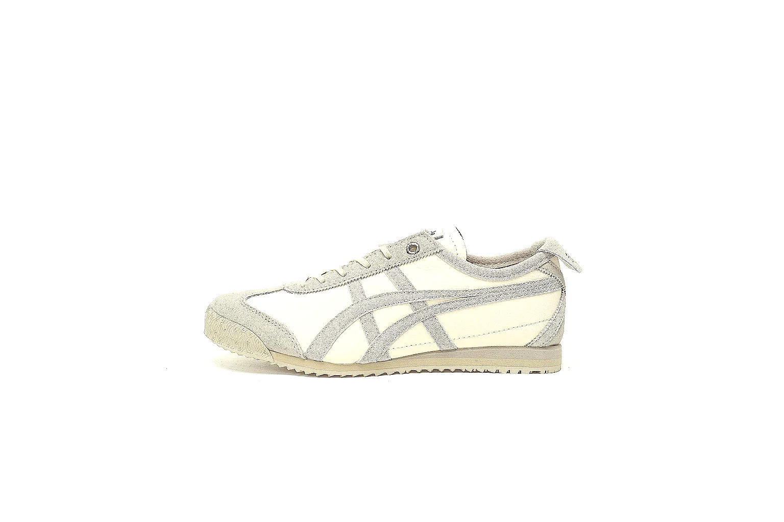 Onitsuka Tiger cream low-top QC views covering stripes, toe, tongue, heel and outsole thumbnail 2