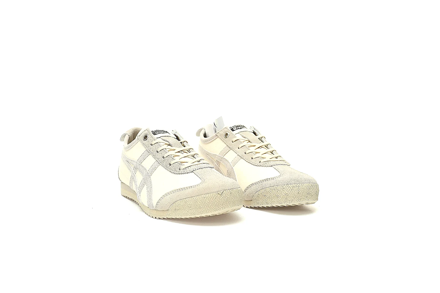 Onitsuka Tiger cream low-top QC views covering stripes, toe, tongue, heel and outsole thumbnail 4