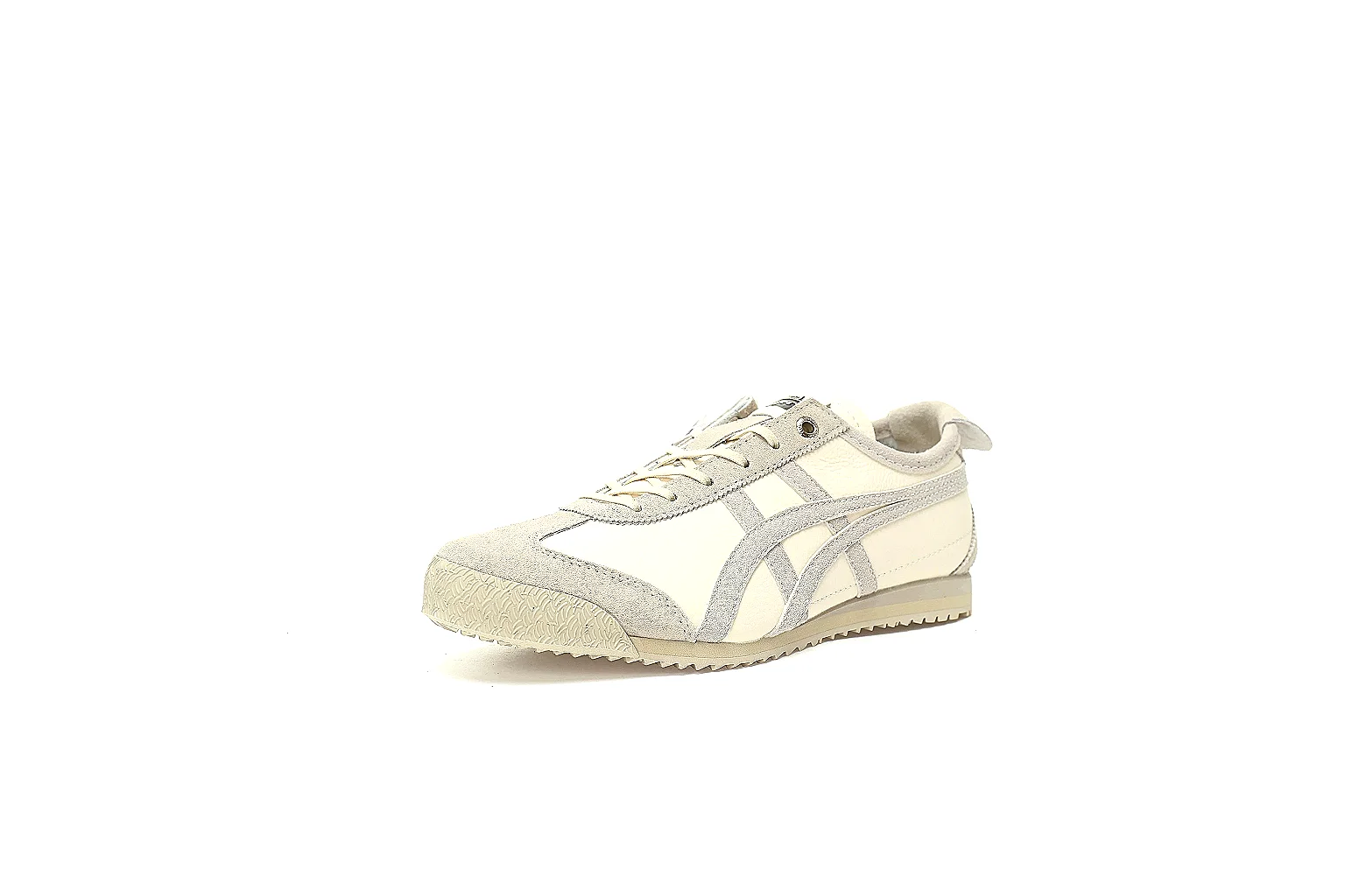 Onitsuka Tiger cream low-top QC views covering stripes, toe, tongue, heel and outsole thumbnail 5