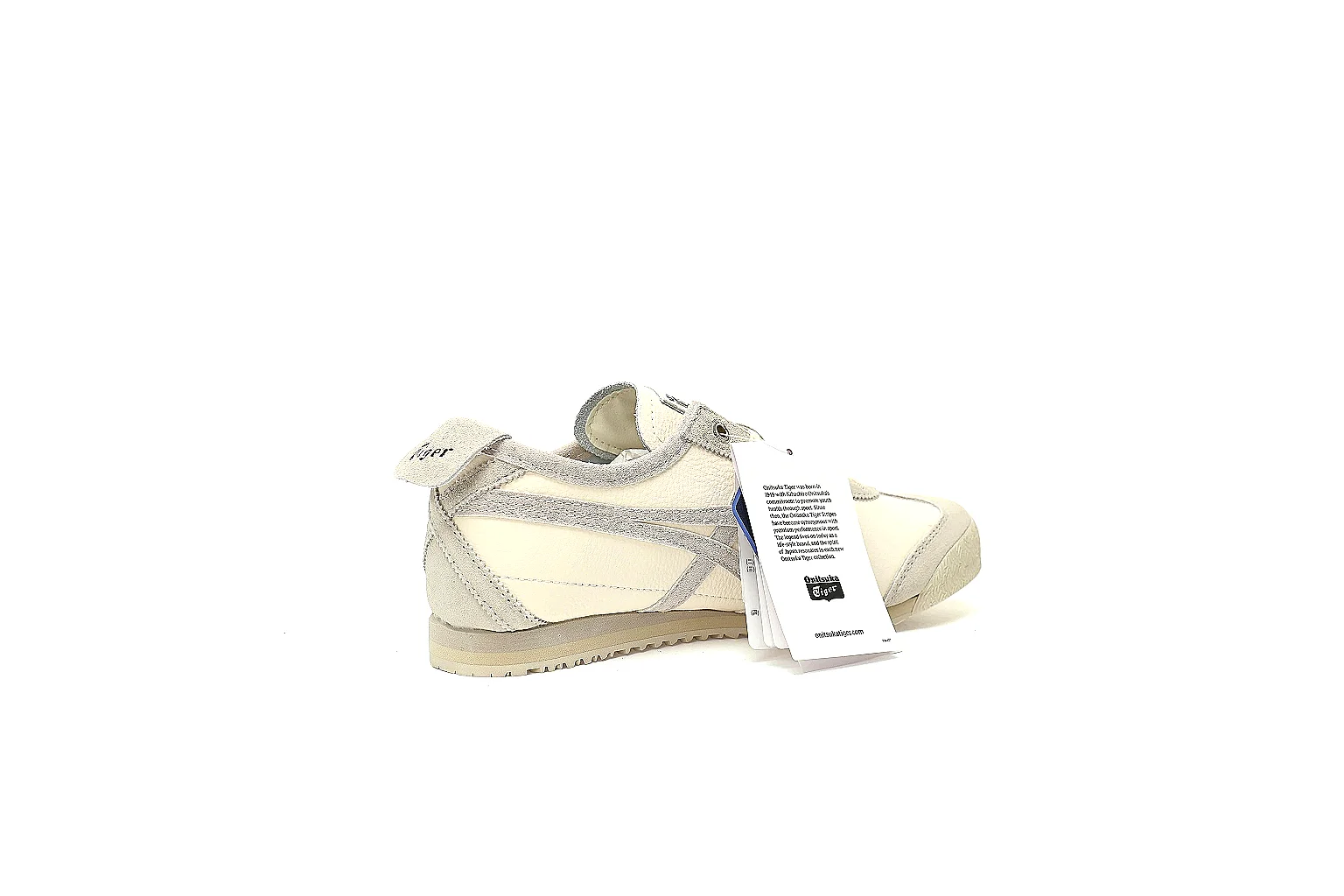 Onitsuka Tiger cream low-top QC views covering stripes, toe, tongue, heel and outsole thumbnail 6