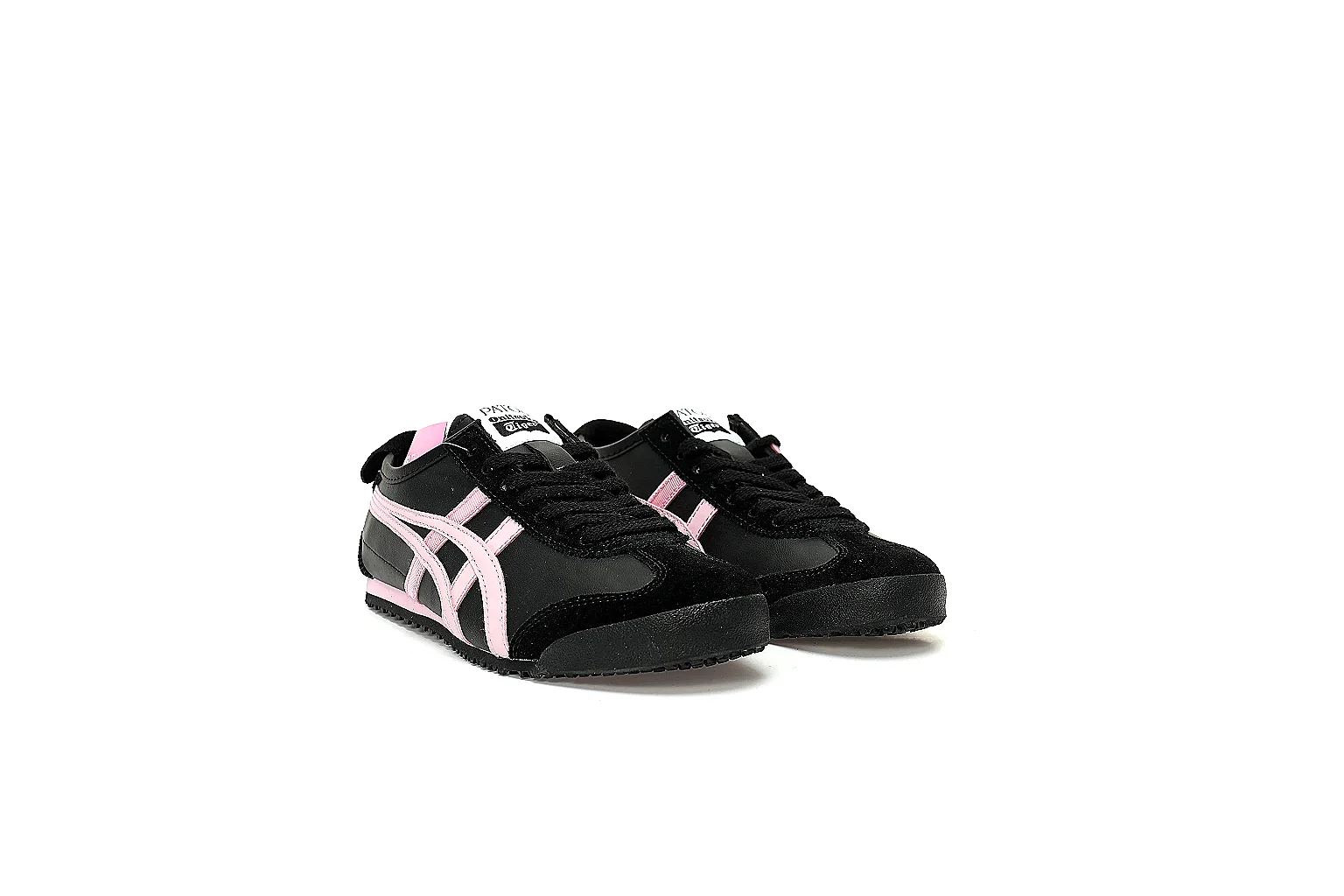 Six-angle QC gallery of Onitsuka Tiger PATOU black pink low-top including outsole thumbnail 4