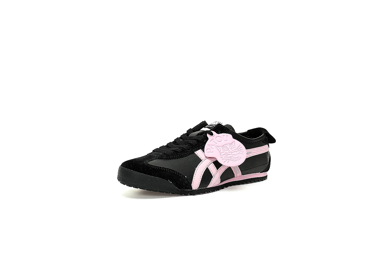 Six-angle QC gallery of Onitsuka Tiger PATOU black pink low-top including outsole thumbnail 5