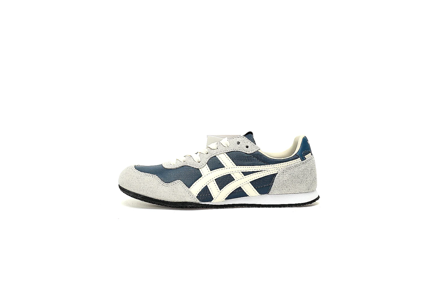 Onitsuka Tiger Serrano-style navy cream low-top shown across six QC angles thumbnail 2
