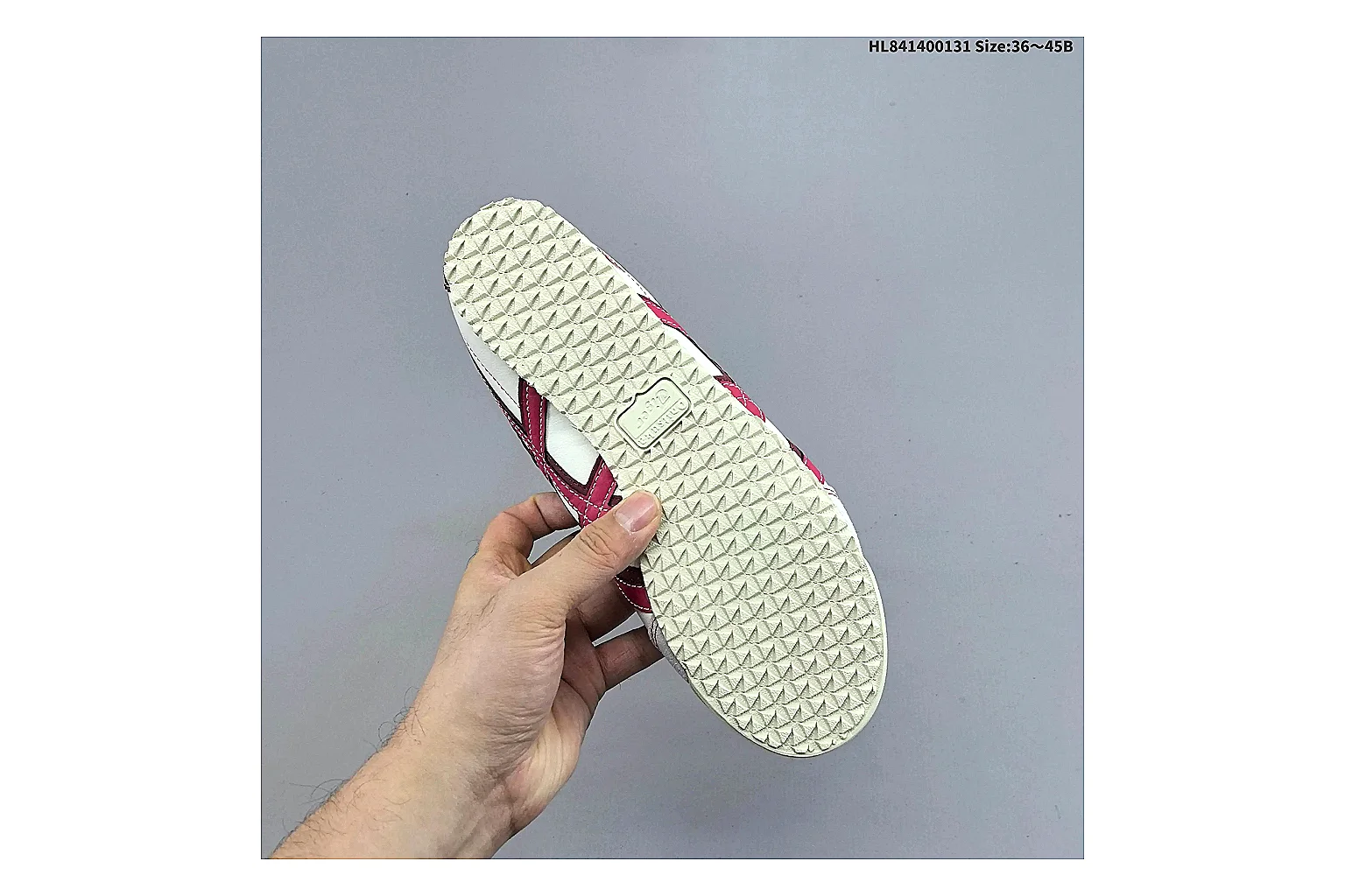 Casual Low-Top Sneaker 0789 QC photo showing red casual low-top with mixed-material upper and low-profile shape thumbnail 2