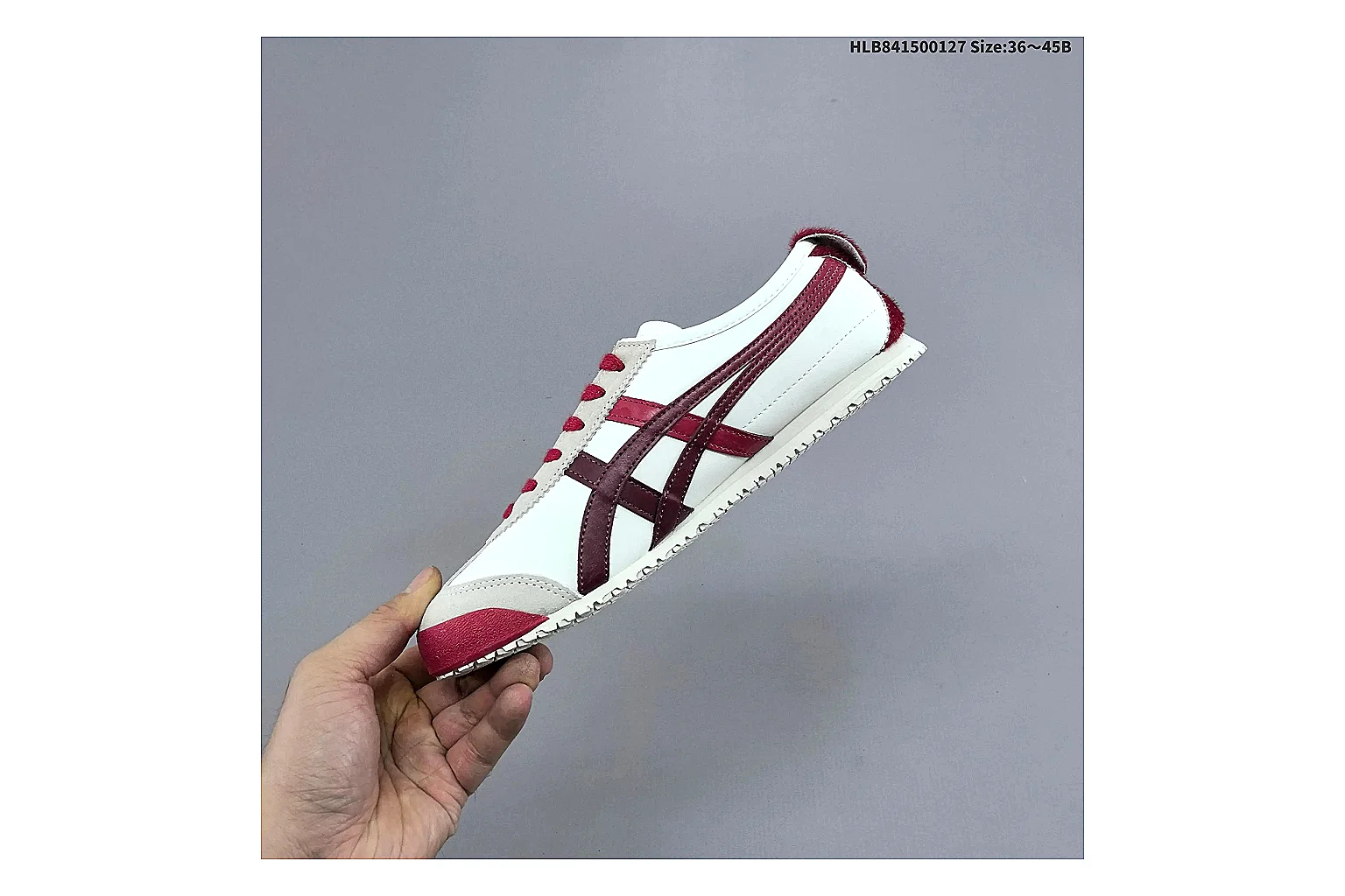 Casual Low-Top Sneaker 0950 QC photo reference showing casual low-top sneaker with clean paneling, textured upper and six-view gallery for daily streetwear styling plus side-profile shape, upper panel lines, and outsole detail thumbnail 5
