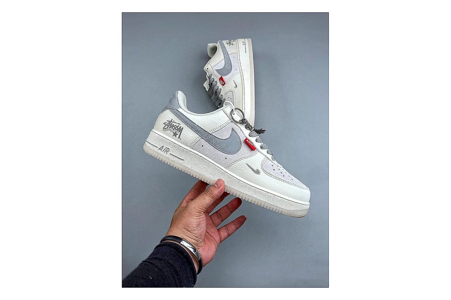 Casual Low-Top Sneaker 5155 QC photo reference showing casual low-top sneaker with clean paneling, textured upper and six-view gallery for daily streetwear styling plus side-profile shape, upper panel lines, and outsole detail thumbnail 2
