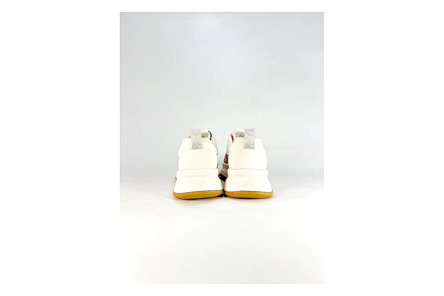 Casual Low-Top Sneaker 5251 QC photo showing red casual low-top with mixed-material upper and low-profile shape thumbnail 2