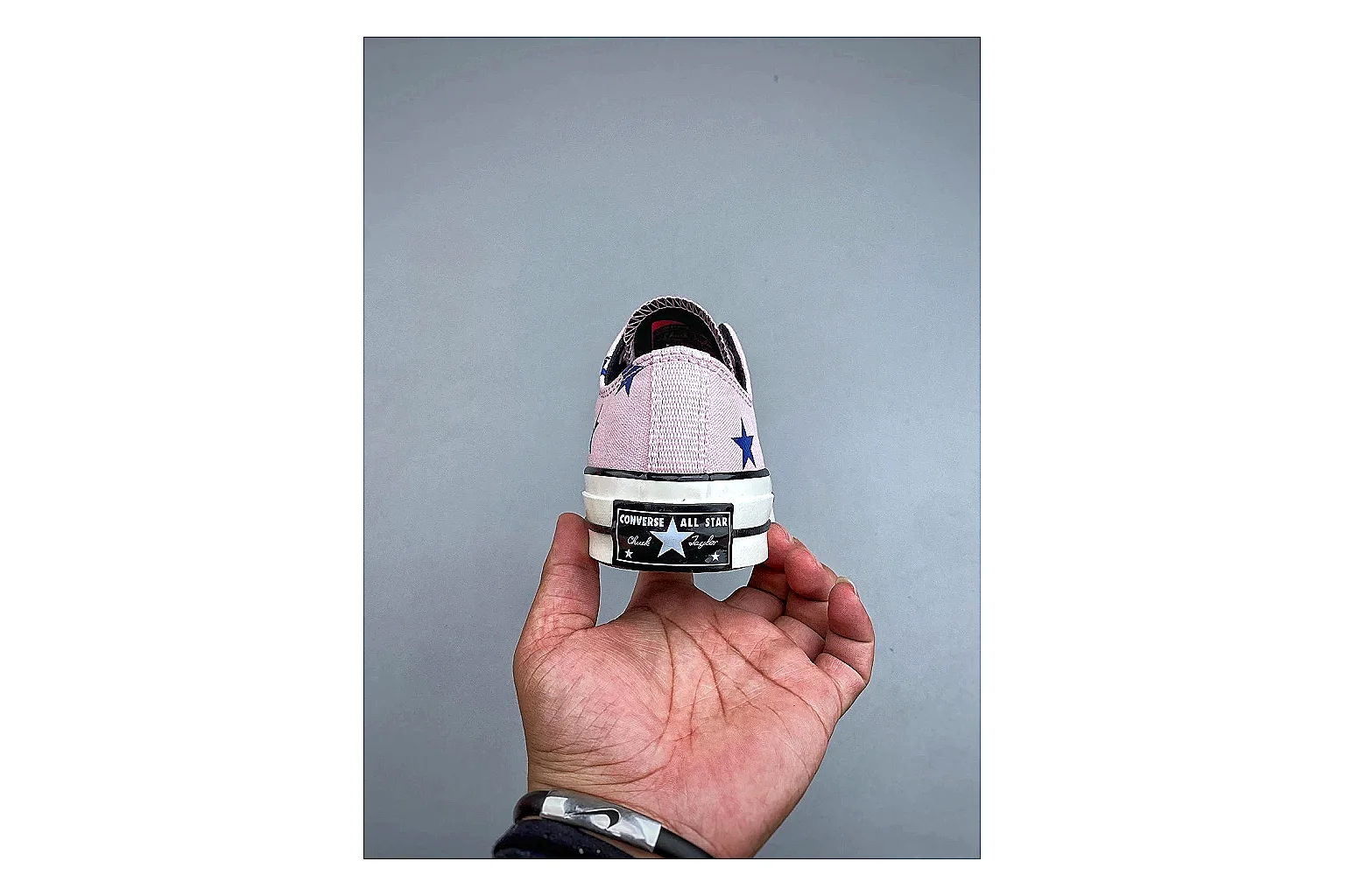 Casual Low-Top Sneaker 5258 QC photo showing red casual low-top with mixed-material upper and low-profile shape thumbnail 6