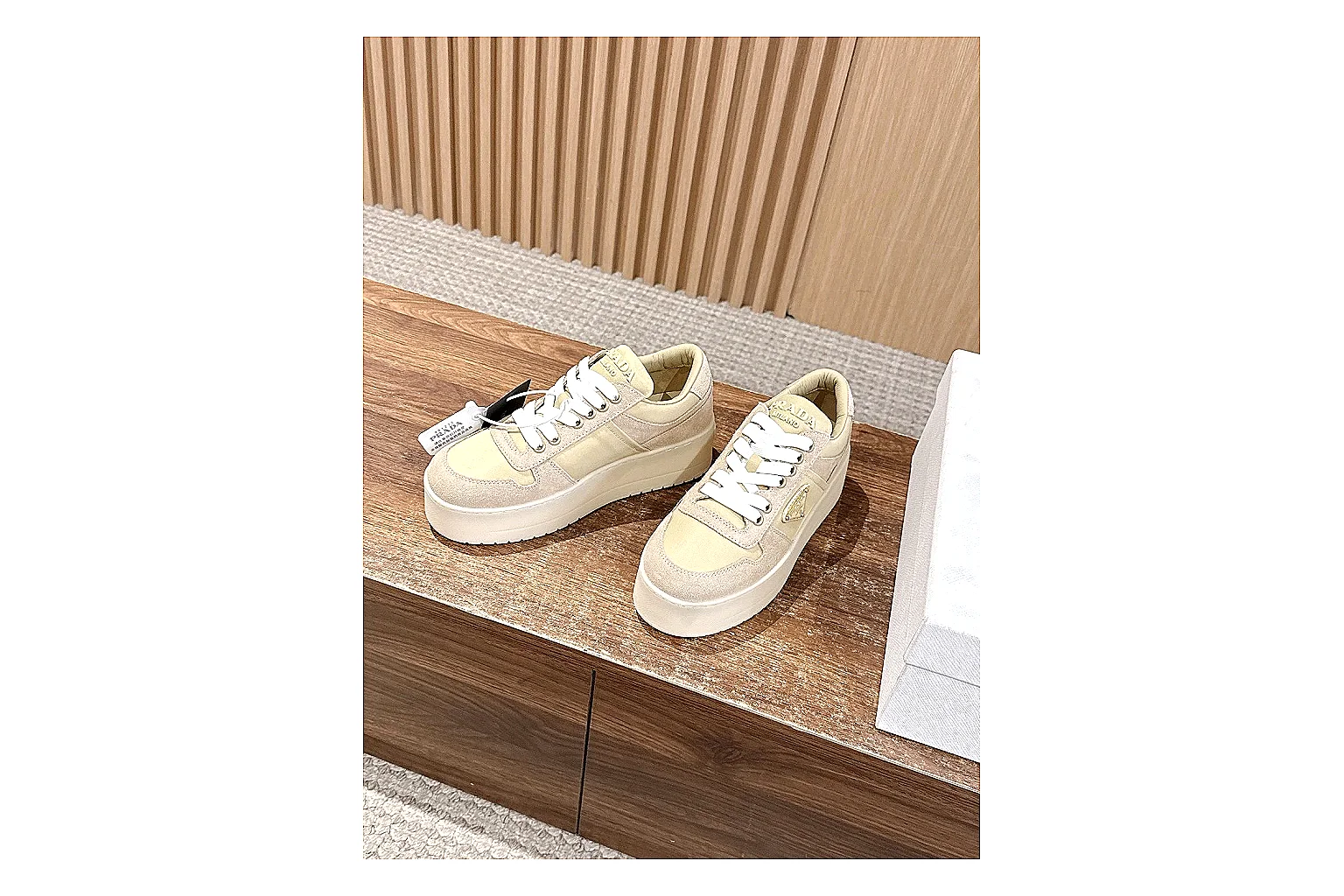 kakoqclab.com Cream Beige Platform Low 8823 Cream Beige low-top product image thumbnail 5