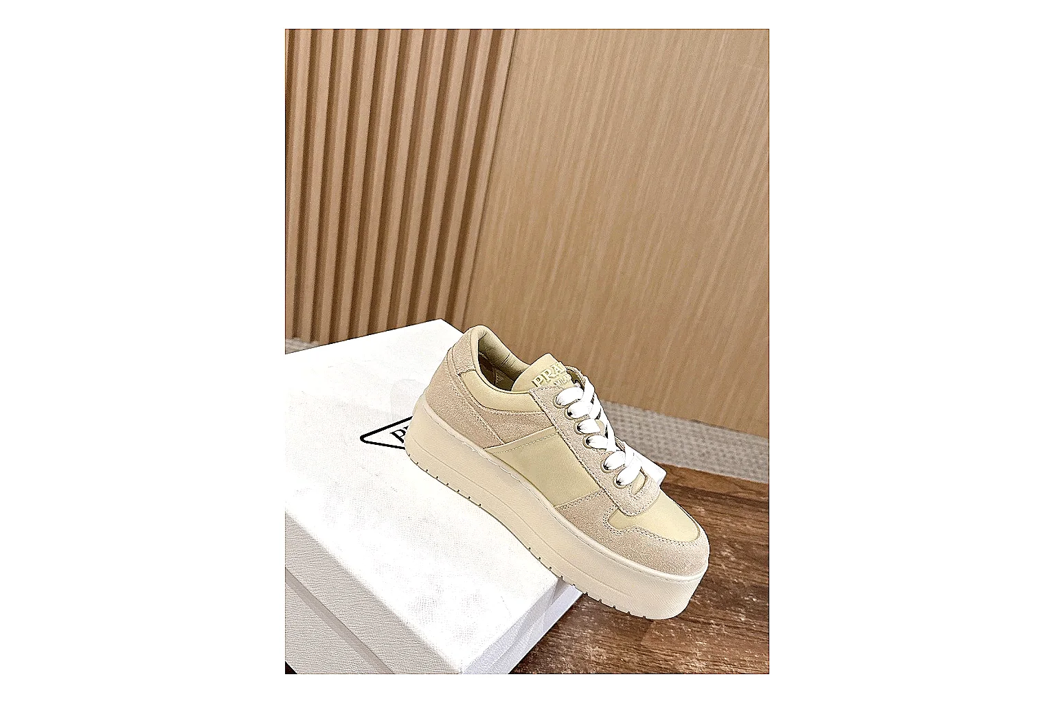 kakoqclab.com Cream Beige Platform Low 8823 Cream Beige low-top product image thumbnail 6