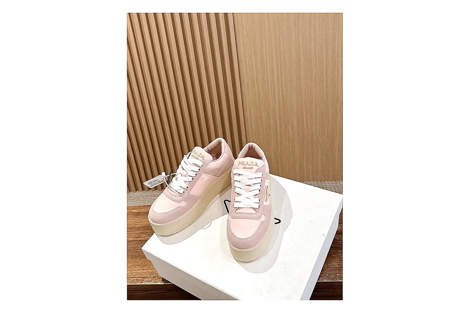kakoqclab.com Pale Pink Platform Low 8796 Pale Pink low-top product image thumbnail 2