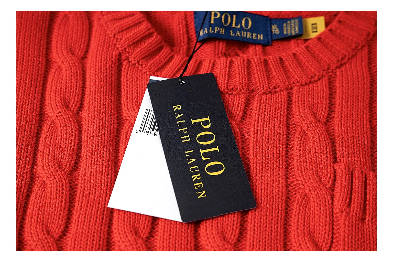 kakoqclab.com Polo Ralph Lauren Bright Red Cable Knit Polo 0769 Bright Red short-sleeve-knit product image