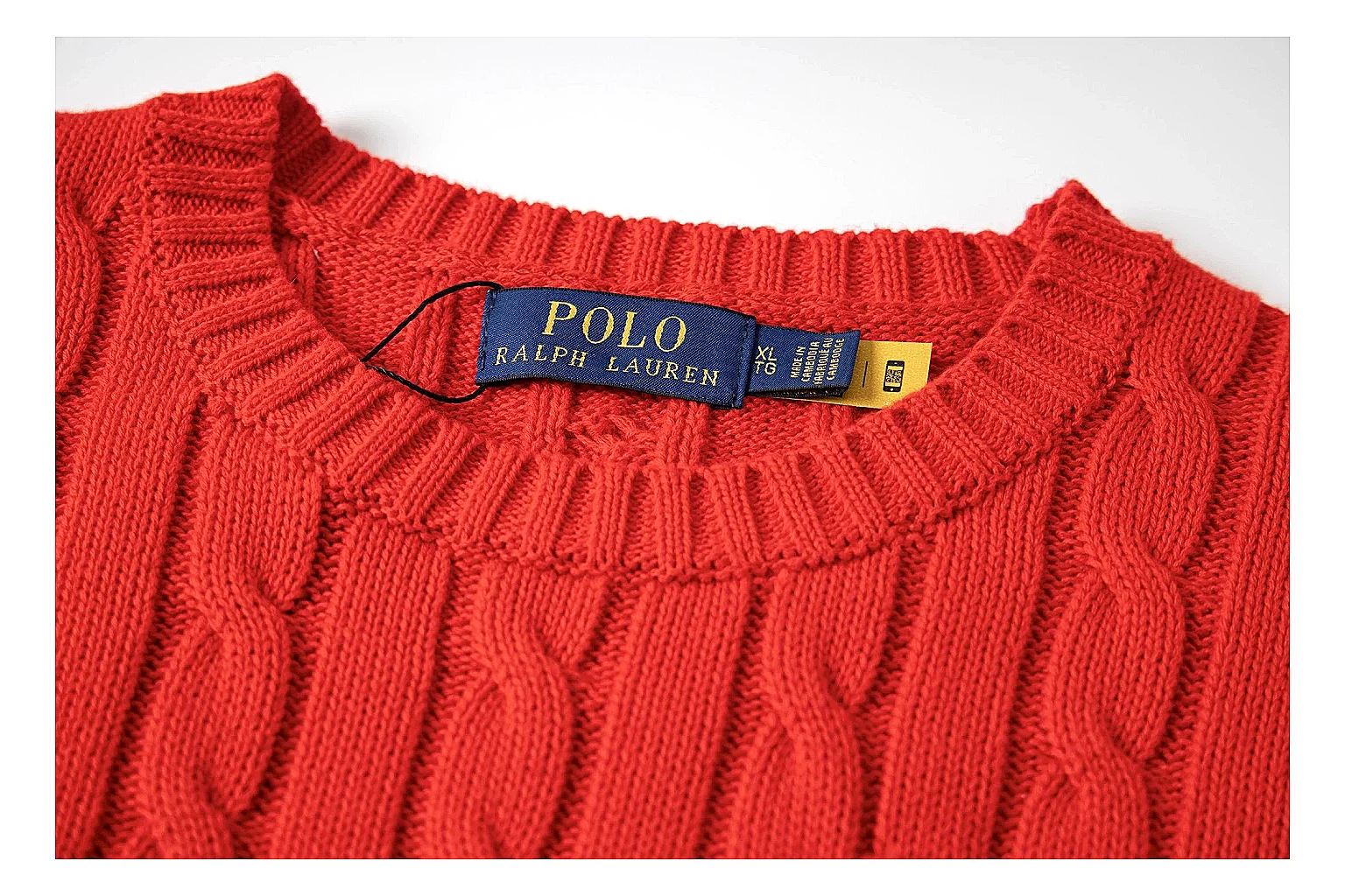 kakoqclab.com Polo Ralph Lauren Bright Red Cable Knit Polo 0769 Bright Red short-sleeve-knit product image thumbnail 3